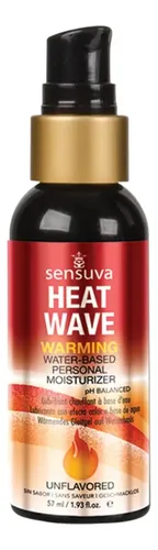Lubricante Base Agua Cálido Heat Wave