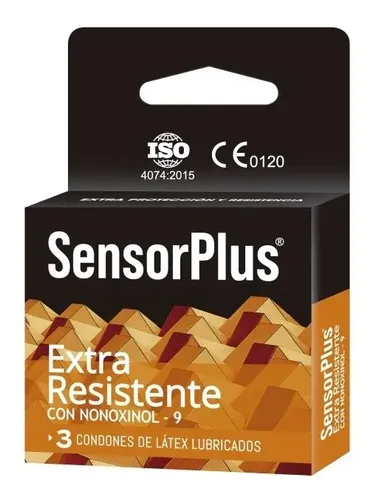 Preservativos Sensor Plus - Extra Resistente con Nonoxinol-9