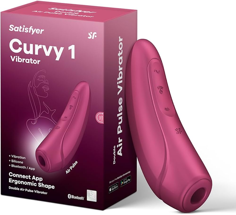 Satisfyer c/pulso de aire Curvy 1+ Red