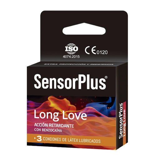 Preservativos Sensor Plus - Long Love Retardante